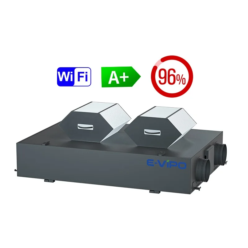 Sistema di ventilazione meccanico per il recupero del calore del ricuperatore d'aria con motore BLDC EC Bypass estivo