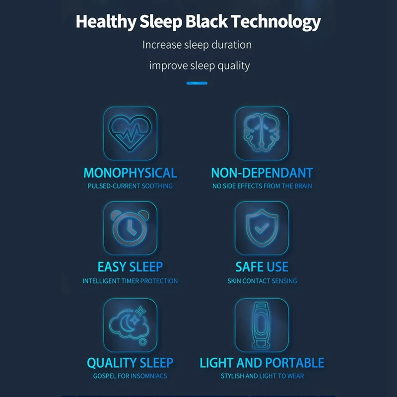 Watch Sleep Aid Instrument Smart Portable Sleep Device Microcurrent Relief Insomnia Anxiety Pressure Relie