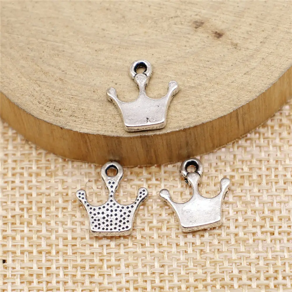 Bag Charm Crown Charms Jewelry 11x13mm 20pcs