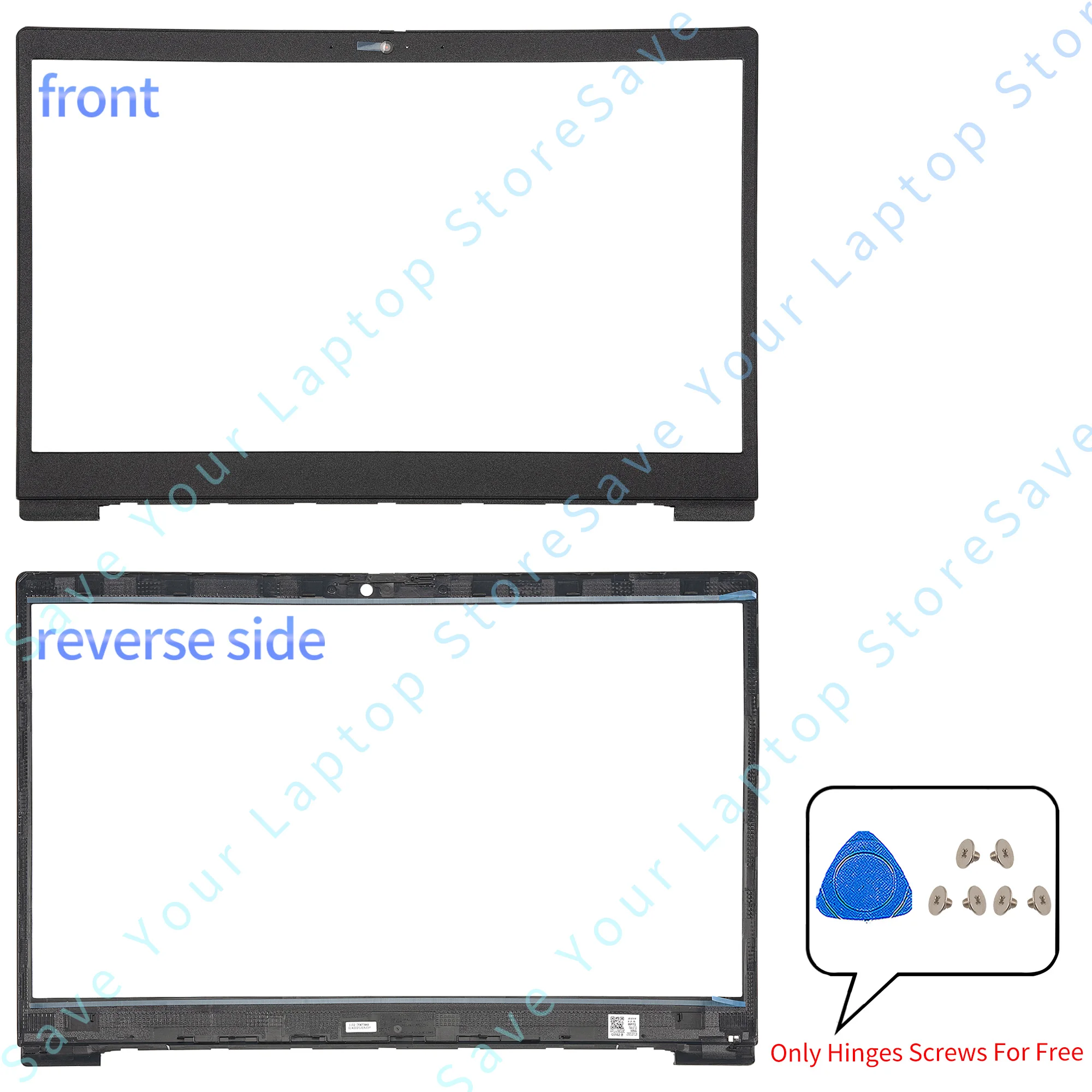 Imagem -03 - Capa Traseira Caixa Inferior Moldura Palmrest Prata Gs552 Ideapad 15ada05 15itl05 15are05 15iml05 15iil05 15igl05 Novo