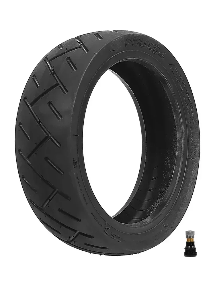Pour Xiaomi 4 Ultra 4 Lite e-scooter 250x64 pneu Tubeless avec buse d'air 10 pouces pneus City Road 250*64 pièces de pneus Anti-crevaison