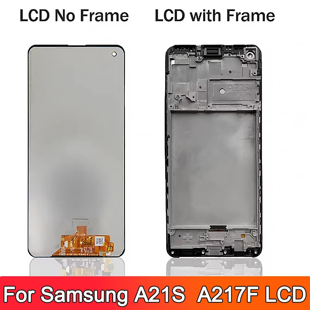 6.5 ''TFT LCD สําหรับ Samsung Galaxy A21S A217 A217F/DS จอแสดงผล LCD Touch Screen Digitizer เปลี่ยนชิ้นส่วนจอแสดงผลหน้าจอ