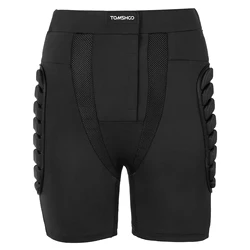 Tomshoo Protective Padded Shorts for Adults Breathable Hip Butt Tailbone Impact Protection Pads for Snowboard Skiing Skating