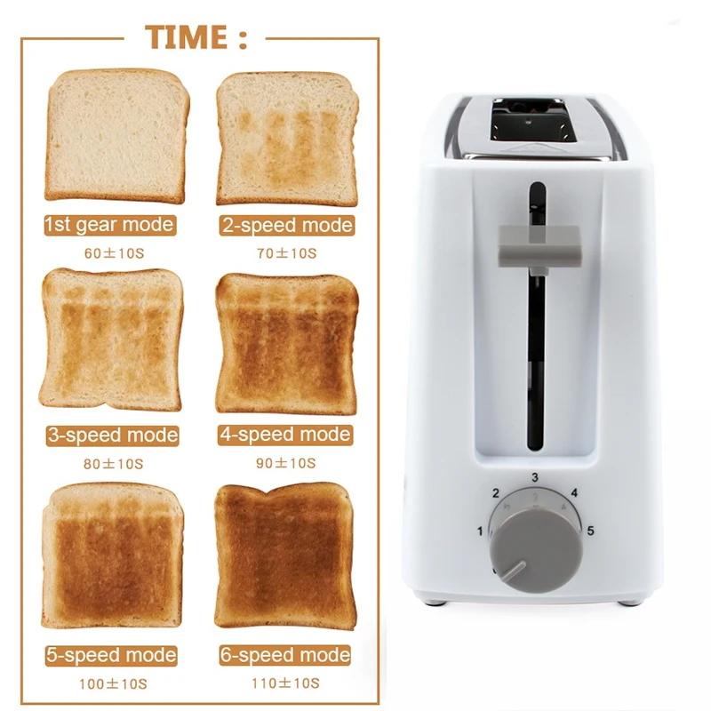 DWMD 110V/220V Stainless Steel Electric Toaster Bread Baking Oven Breakfast Machine Grill Stove Sandwich Maker Heater Warmer US