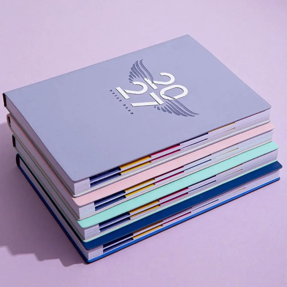 Portable A5 2027 Schedule Book To Do List Textured PU Agenda Book Planner Reminder Planner Notebook Gift Giving