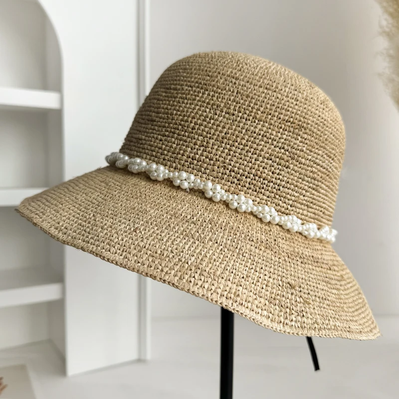 new-2026-women's-summer-wide-brim-sun-protection-hat-face-covering-fisherman-hat-uv-protection-large-brim-straw-hat-fashionable