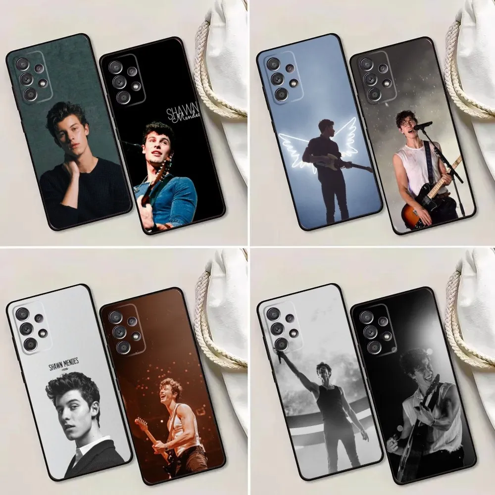 S-Shawn M-Mendes Illuminate Phone Case For Samsung Galaxy A13,A21s,A22,A31,A32,A52,A53,A71,A80,A91 Soft Black Phone Cover