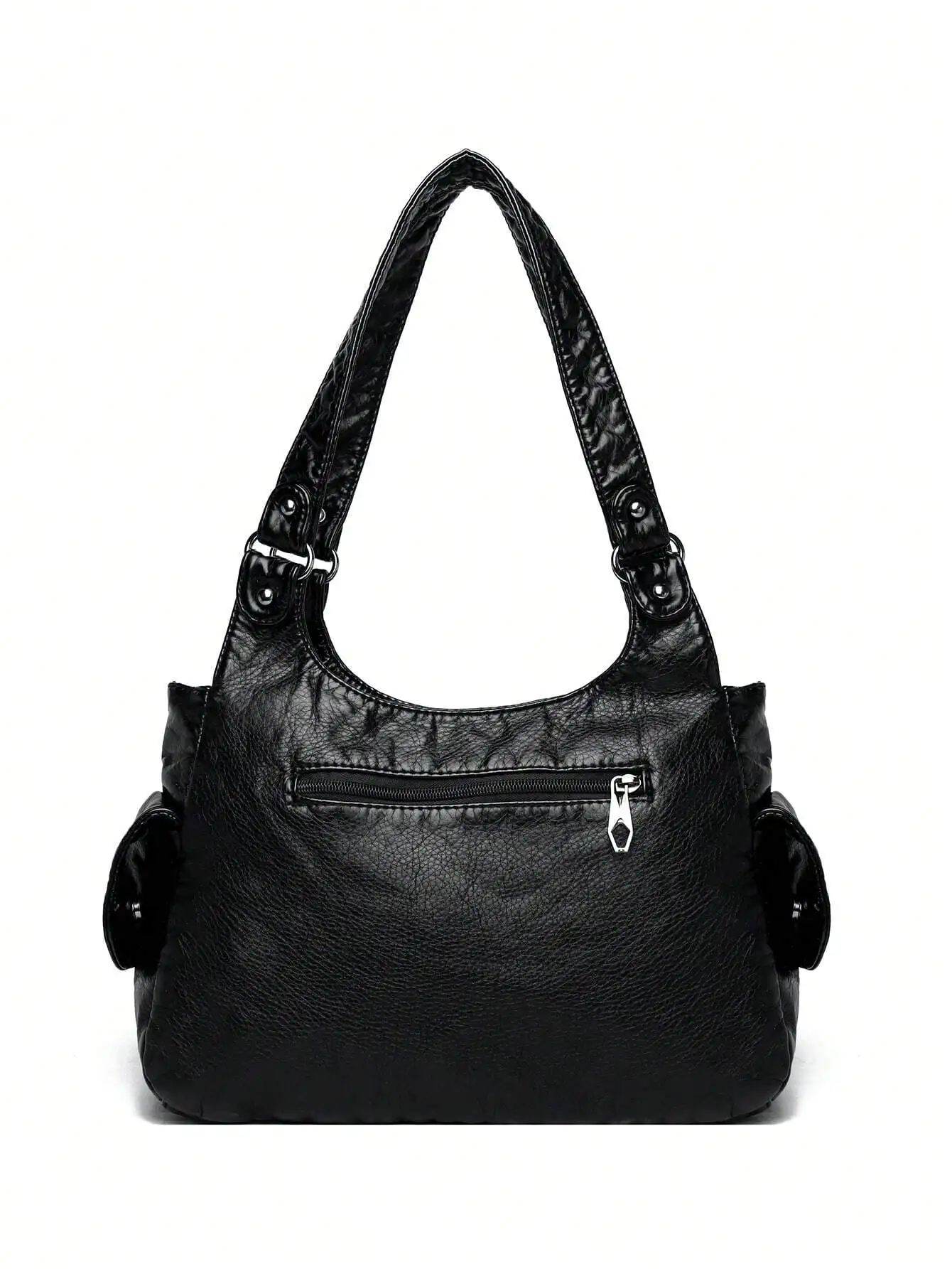 ROMWE Grunge Punk Casual Tote Bag Large Capacity Women's Shoulder Bag For Commuting & School