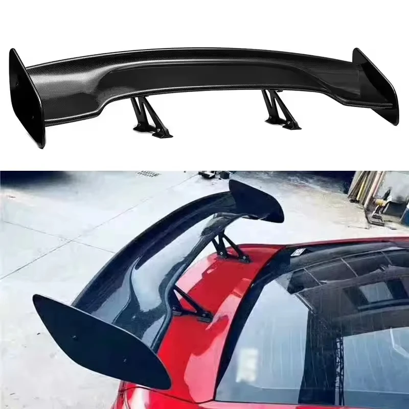 

Carbon Fiber Universal 3D Wing for Honda Civic 10Th Gen Spoiler Modified Coupe Hatchback Typer After actual vehicle installation