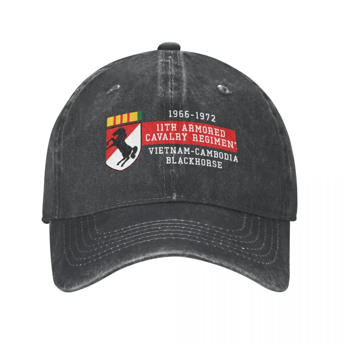 11th Armored Cavalry / Vietnam - Cambodia Blackhorse Cowboy Hat dad hat New In Hat Men Women'S