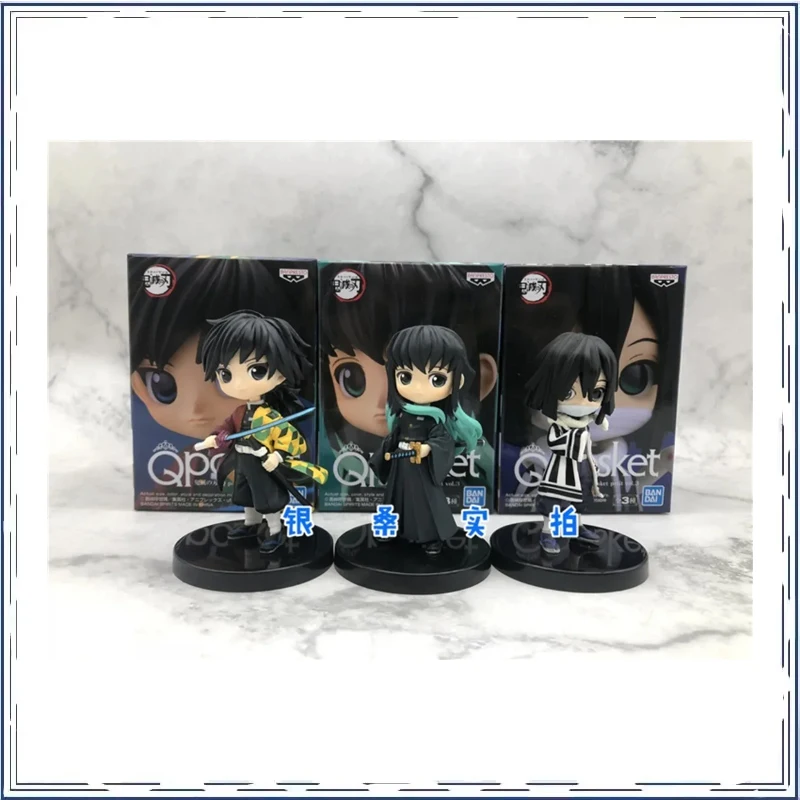 

Demon Slayer: Kimetsu No Yaiba Tomioka Giyuu Kamado Tanjirou Фигурка BANDAI Qposket Series Орнамент Модель игрушки