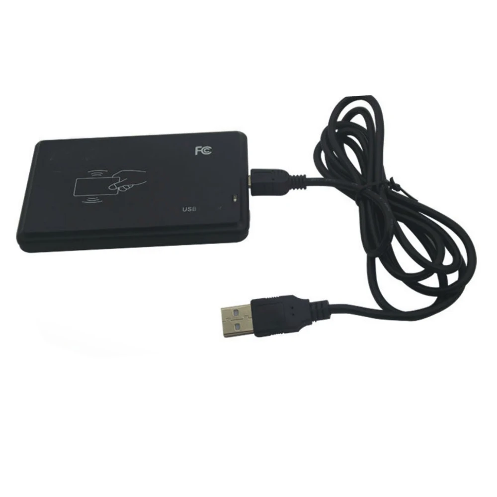 Pembaca Kartu Chip Pintar Usb Rfid T5577 Em4305 Key Badge Writer 125Khz Tag Id Token Clone Copier Windows EM/TK4100 Programmer