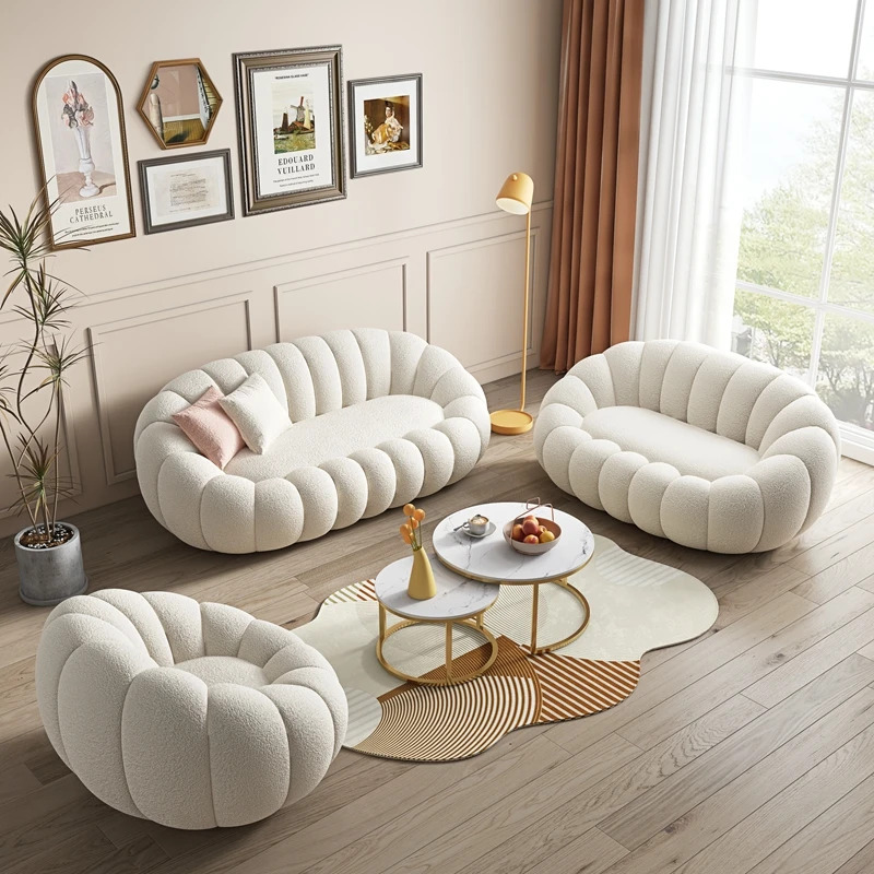 Cute Single Lazy Sofa Chairs Soft Modern White Designer Floor Sofa Lounge Individual Divano Soggiorno Apartment Furniture