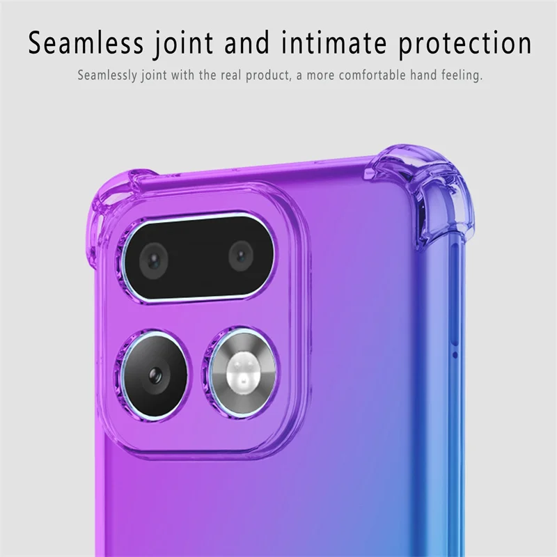 Vier-Ecken stoßfeste TPU-Hülle mit Farbverlauf für Realme 16 Pro 16 Pro+ Plus 16T 5G, schützende transparente Abdeckung Fundas Coque Capa – Detail 2