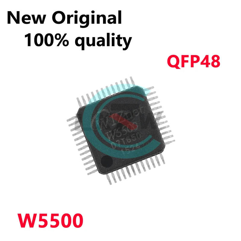 1~5/PCS New Original W5500 QFP48 Ethernet hardware chip/control chip In Stock