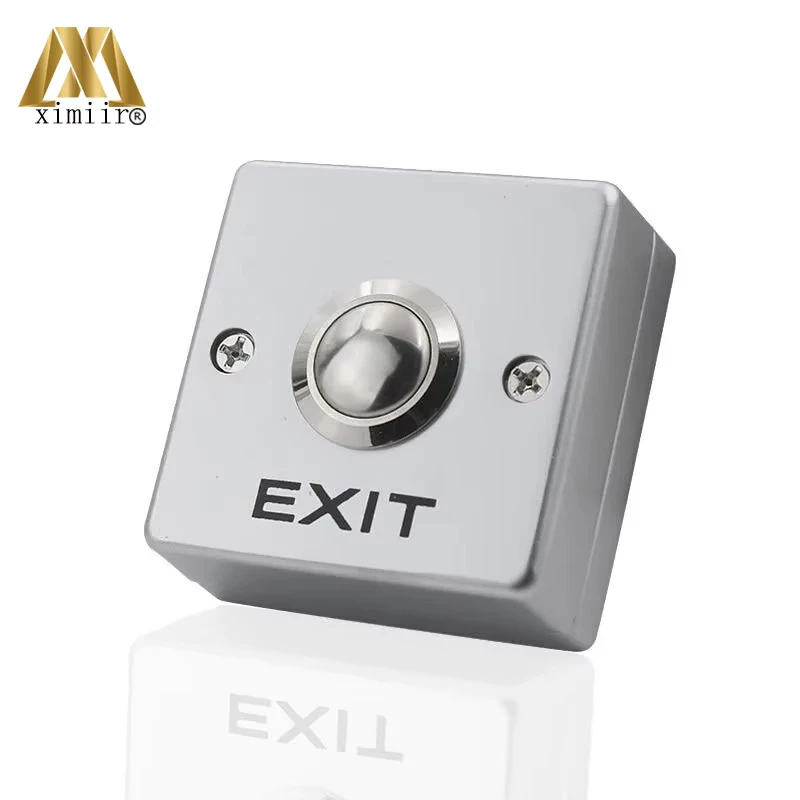 

Door Exit Release Button Zinc Alloy Panel GATE Push Switch For Door Access Control System to open door