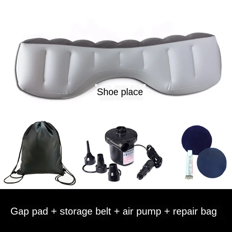 Car Travel Bed Vehicle Inflatable Mattress SUV Rear Universal Back Seat Gap Pad Driving Wagon Bed Self-driving Tour Rest Cushion