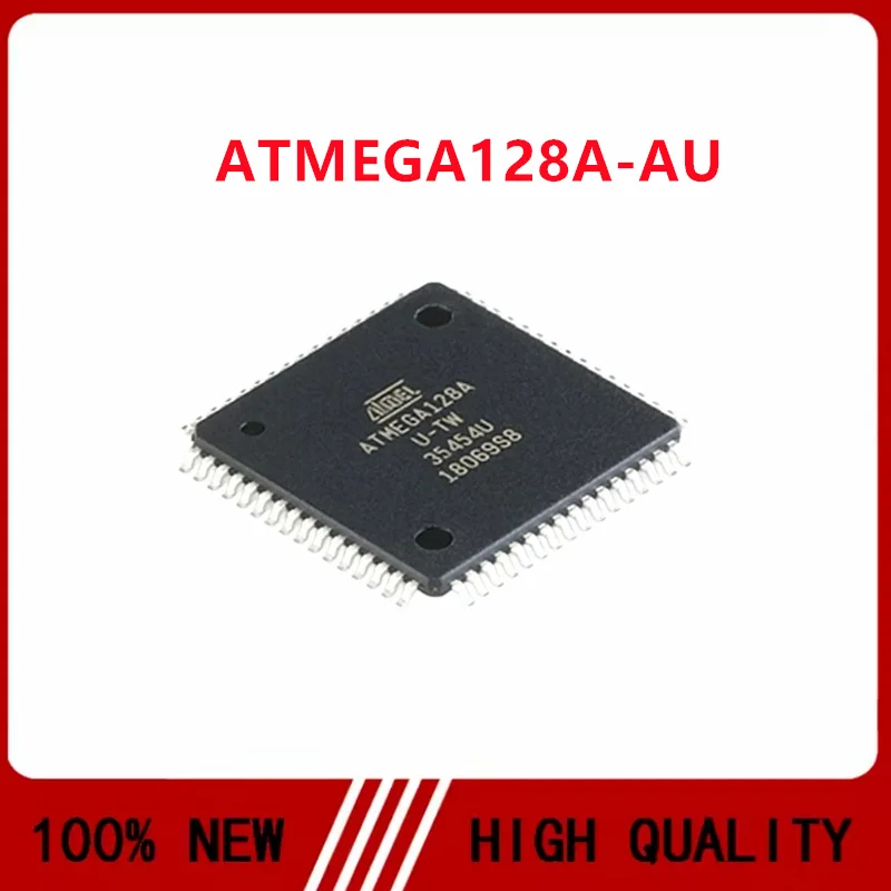 ATMEGA128A-AU ATMEGA128A-AUR TQFP-64 AVR single chip microcomputer in stock