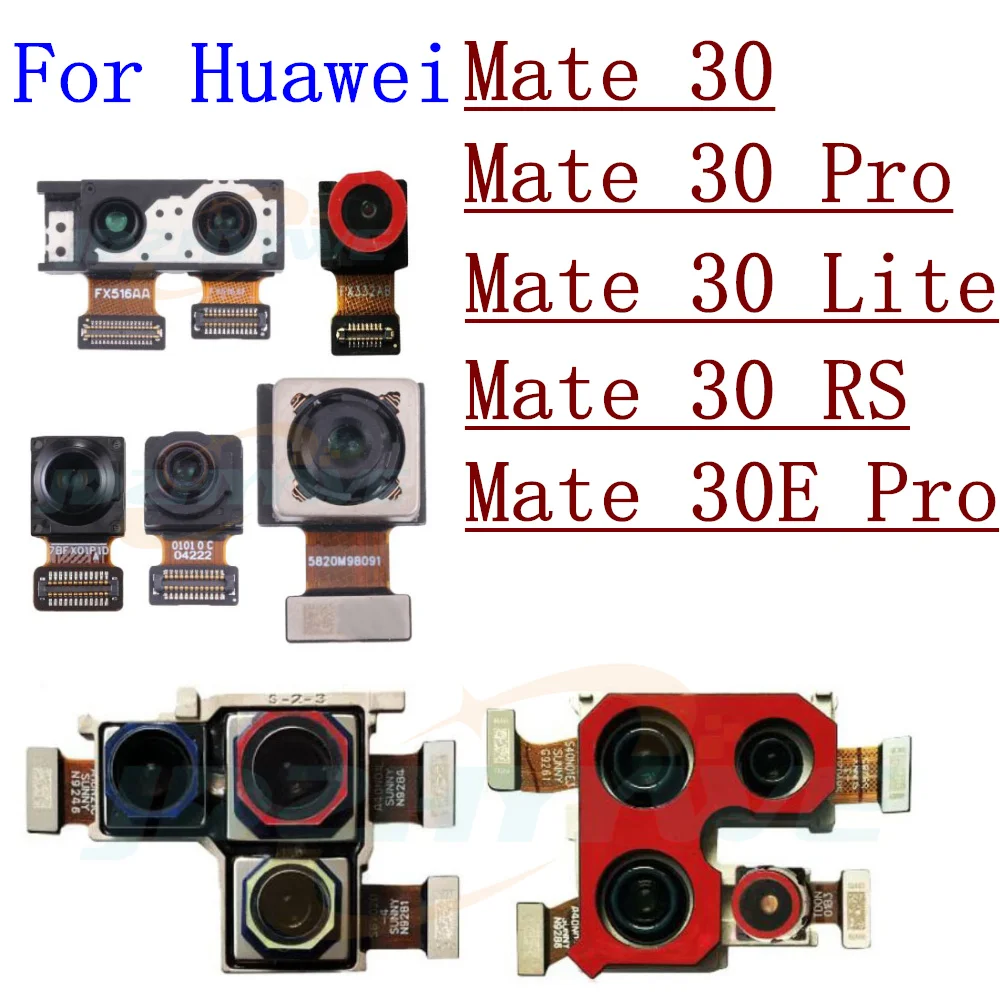 Original Front Facing Camera Rear Main Back Camera Module Flex Cable For Huawei Mate 30 Pro Lite 30RS 30E Pro Phone Parts