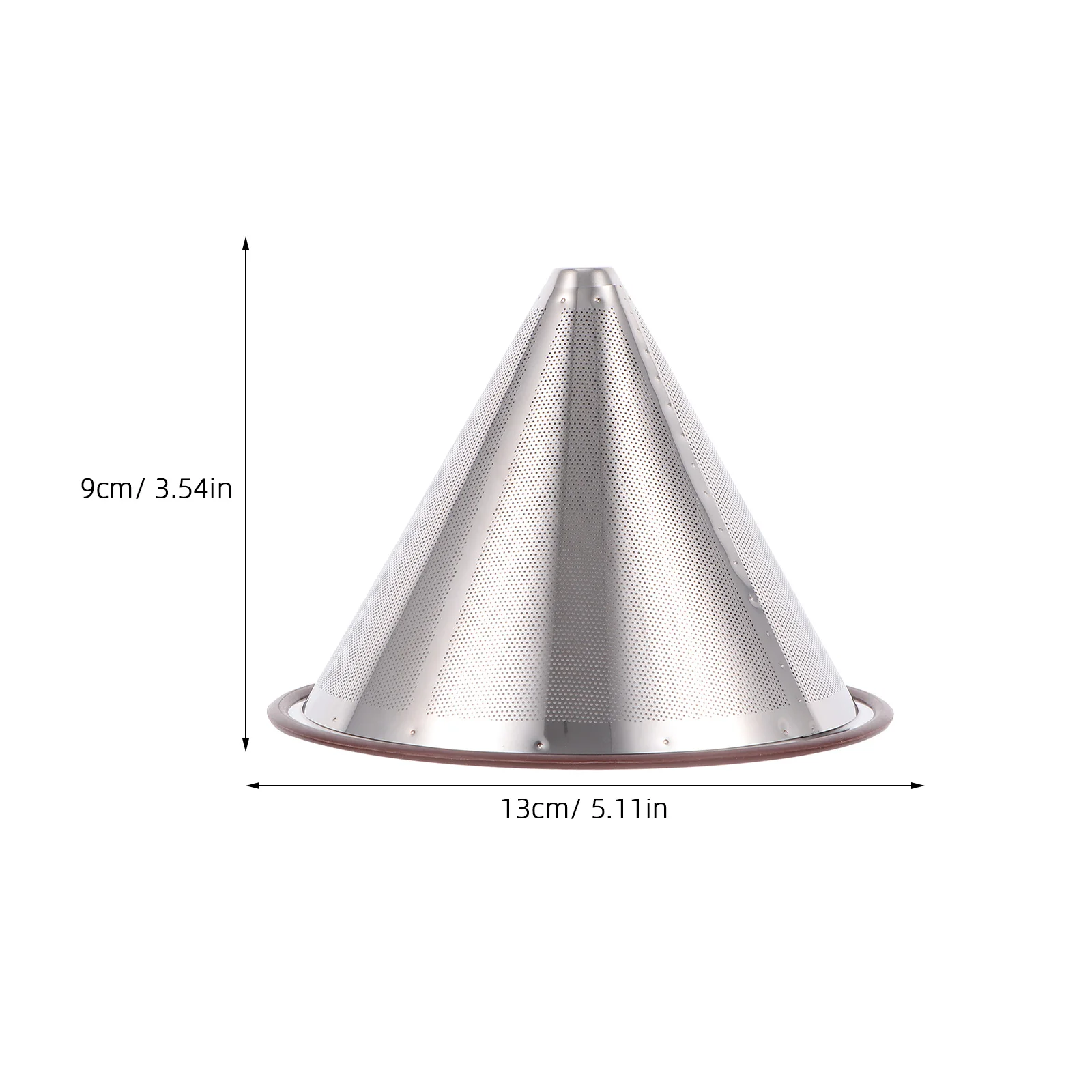 

1Pcs Coffee Filter Stainless Steel Durable Manual Coffee Drip Filter Cup Home Kitchen Funnel Tea Making Tool