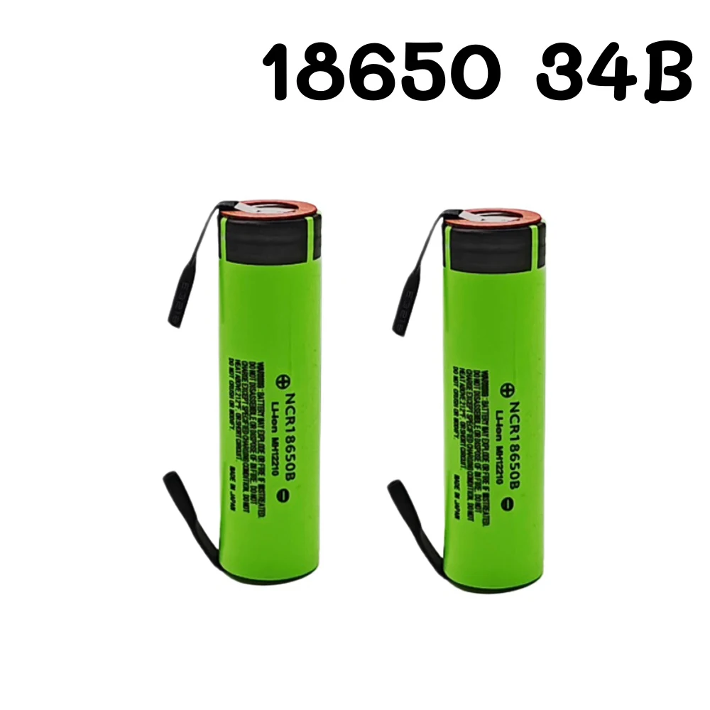 

34B NCR18650 3400 mAh High Power Discharge Battery, High Power Discharge, High Current + DIY Nickel