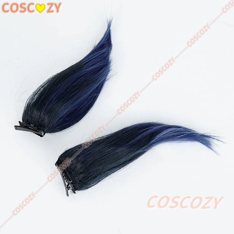 Arknights Mio Cosplay Pruik Lang Zwart Roze Gradiënt Steil Haar Hittebestendige Synthetische Pruiken Voor Vrouwen Meisjes Carnaval Festival