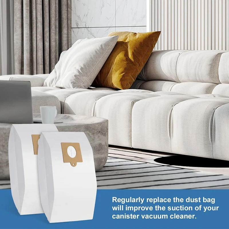 10แพ็คกระเป๋าสูญญากาศสำหรับ kenmore กระป๋องดูดฝุ่นเปลี่ยนกระดาษ HEPA ถุงหูรูดพอดีกับประเภท c/q 5055 50557 50104 50558