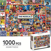 1000 Pieces Jigsaw Puzzles, Broadway, Adults Large Puzzle Toys Gift Intellectual Decompressing Fun Family Game