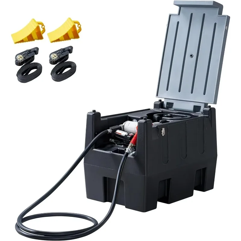 High quality polyethylene plastic storage container 200 liters mobile fuel diesel tank with 12V 24V diesel pump