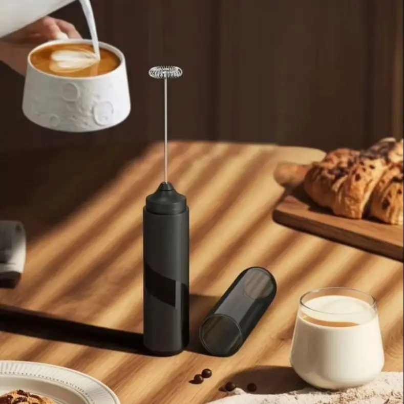 Kitchen Strong Mixer Milk Mixer Latte Handheld Foam Whisky Beverage Mixer Coffee Battery Type Electric Egg Beater