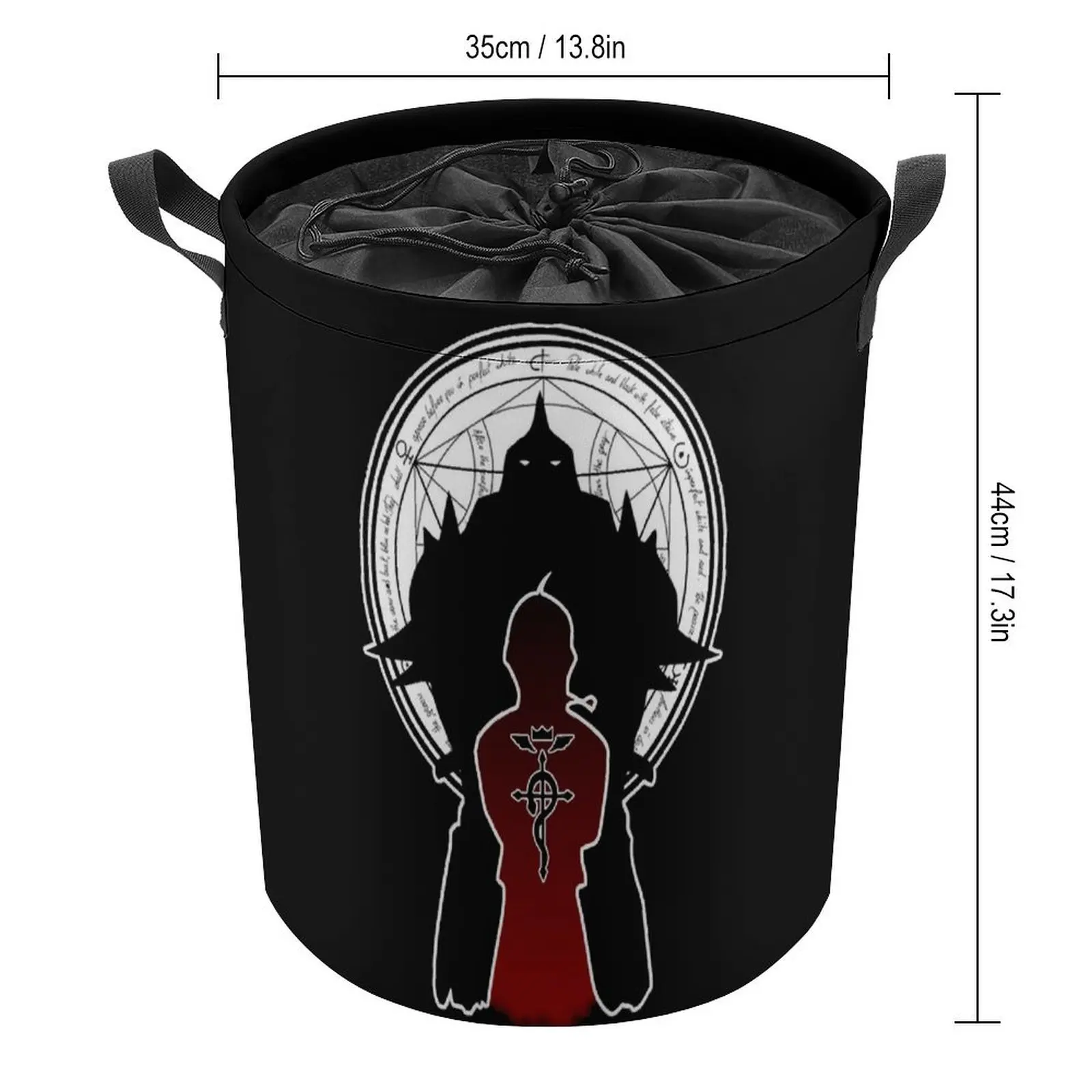 Fullmetal Alchemist for Sale Laundry Basket Tie Up Your Dirty Pocket Large Capacity Hot Sale Storage of Socks And Great to The T