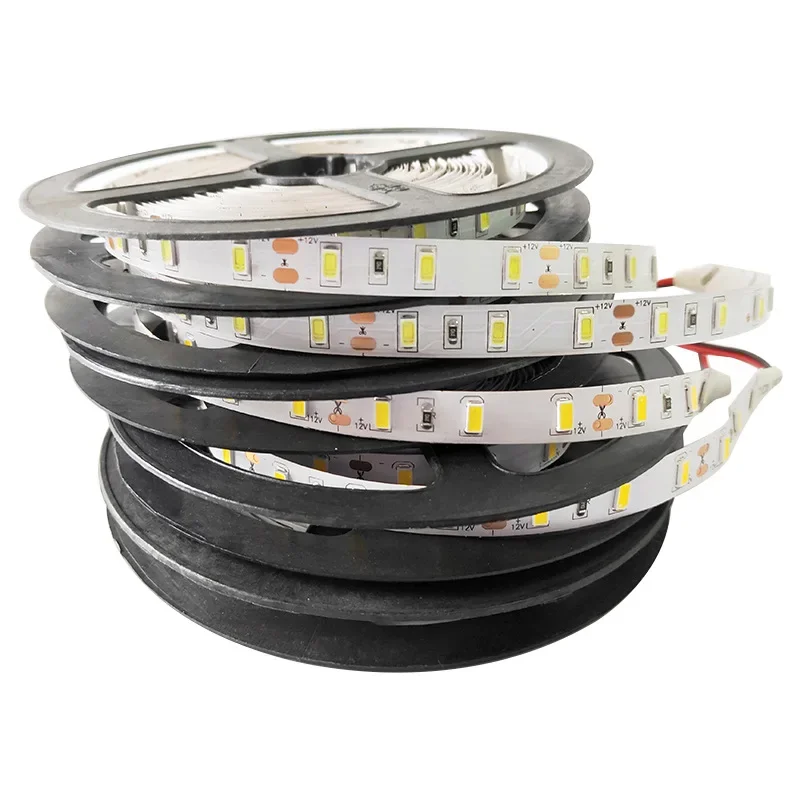 5m/ 12V LED Strip 5730 SMD Waterproof 4000k   Flexible Light 60LED/m 5m 300leds Warm White IP44