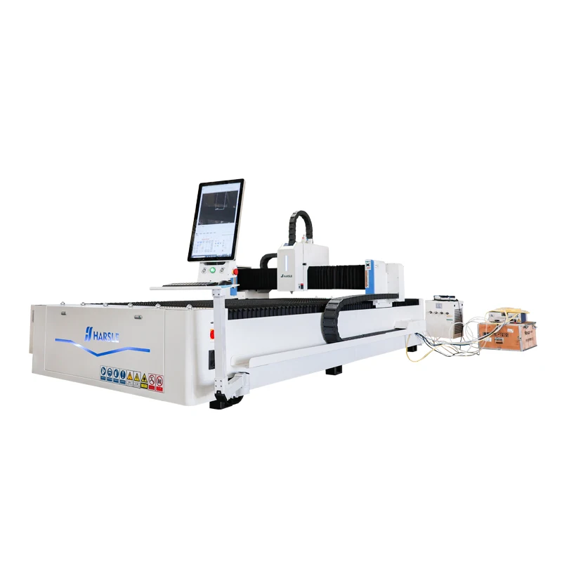HARSLE Open Type HS-1500W CNC Fiber Laser Cutting Machine