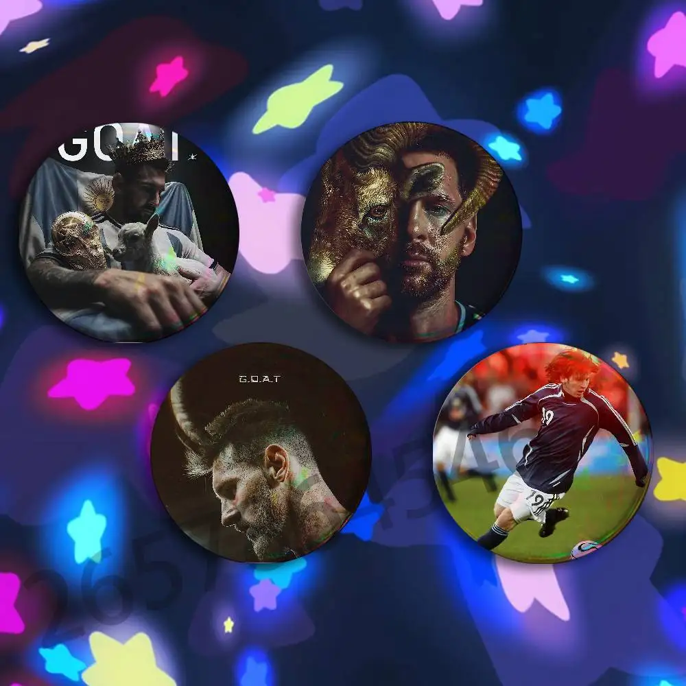 Legend 10 L-Lionel Messi Badges 25 32 44 58 75 mm Round Customizable Wholesale Fan goods Self-made fan freebies TH