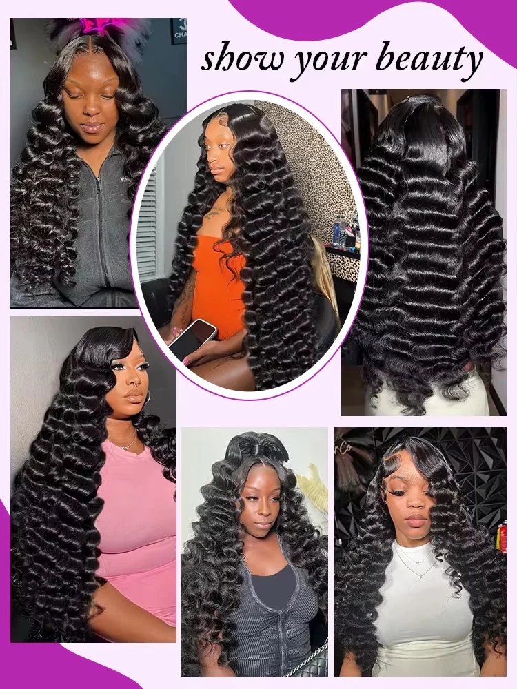 المياه موجة عميقة الباروكات الأمامية 13x6 HD الدانتيل الجبهة خصلات الشعر المستعار الإنسان فضفاض موجة طبيعية 13x4 360 كامل مجعد الباروكات شعر الإنسان للنساء