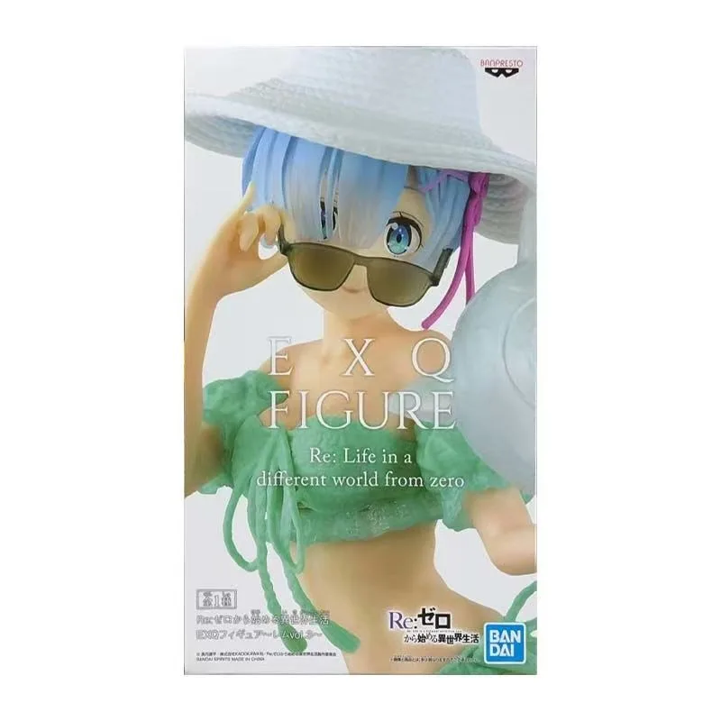 Disponibile originale Bandai Banpresto Re Life in un mondo diverso da Zero Rem Anime Action Figures Modello Giocattoli Ornamenti Regali