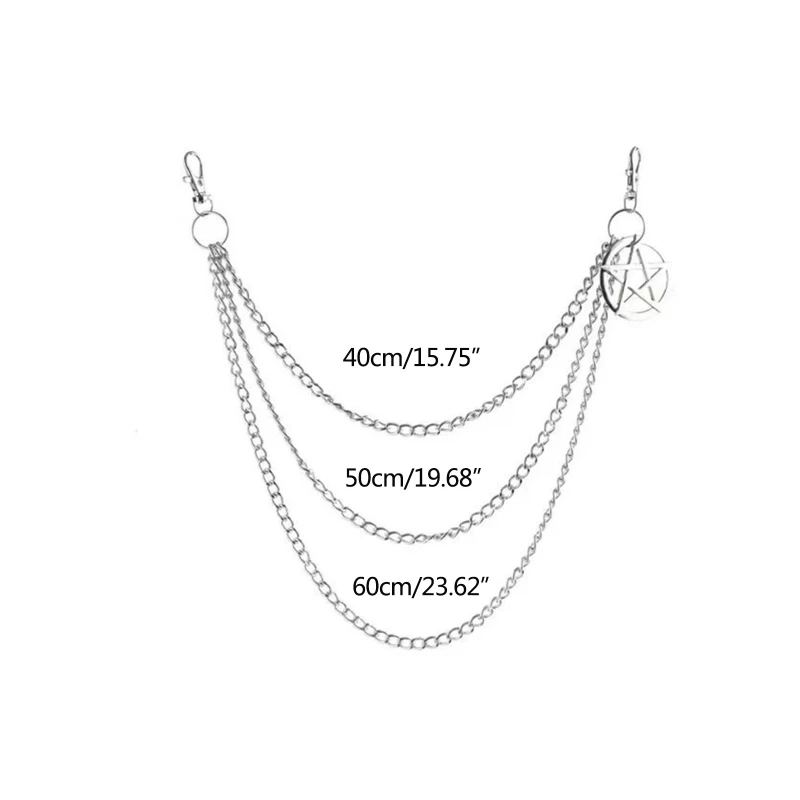 Rantai Punk Celana Rantai Pinggang Sabuk Rantai Rok Punk Malam Rantai Hip-Hop