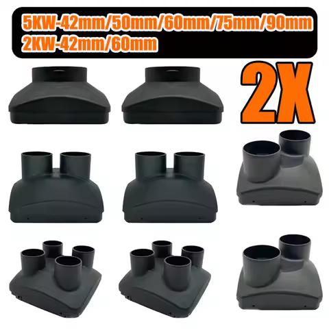2X 42mm 50mm 60mm 75mm 2KW 5KW Air Outlet Vent Cover Air Diesel Parking Heater Connector For Webasto Car Truck Bus Caravan Boat