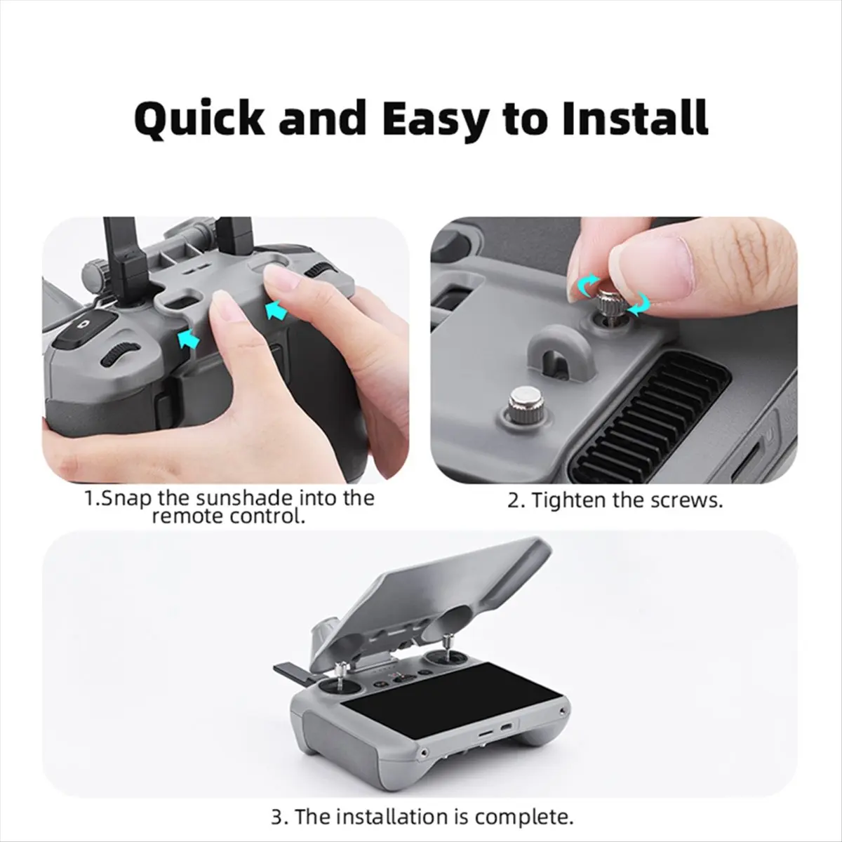 TCE Sunhood Joystick Screen Protector Protective Hood Shell Cover for RC 2 Remote Control Sunshade Accessory