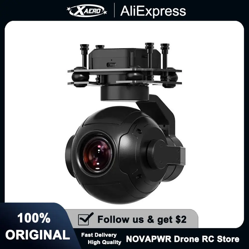 

SIYI ZR10 Gimbal Camera 3Axis Stabilizer 2K 4MP 30X Hybrid Zoom HDR Night Vision