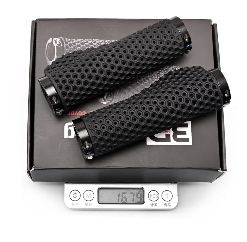 GOLDIX Premium 3D-gepresste Lenkergriffe, rutschfest, stoßdämpfend, MTB-Fahrradlenker-Schutz, Fahrradzubehör – Detail 15