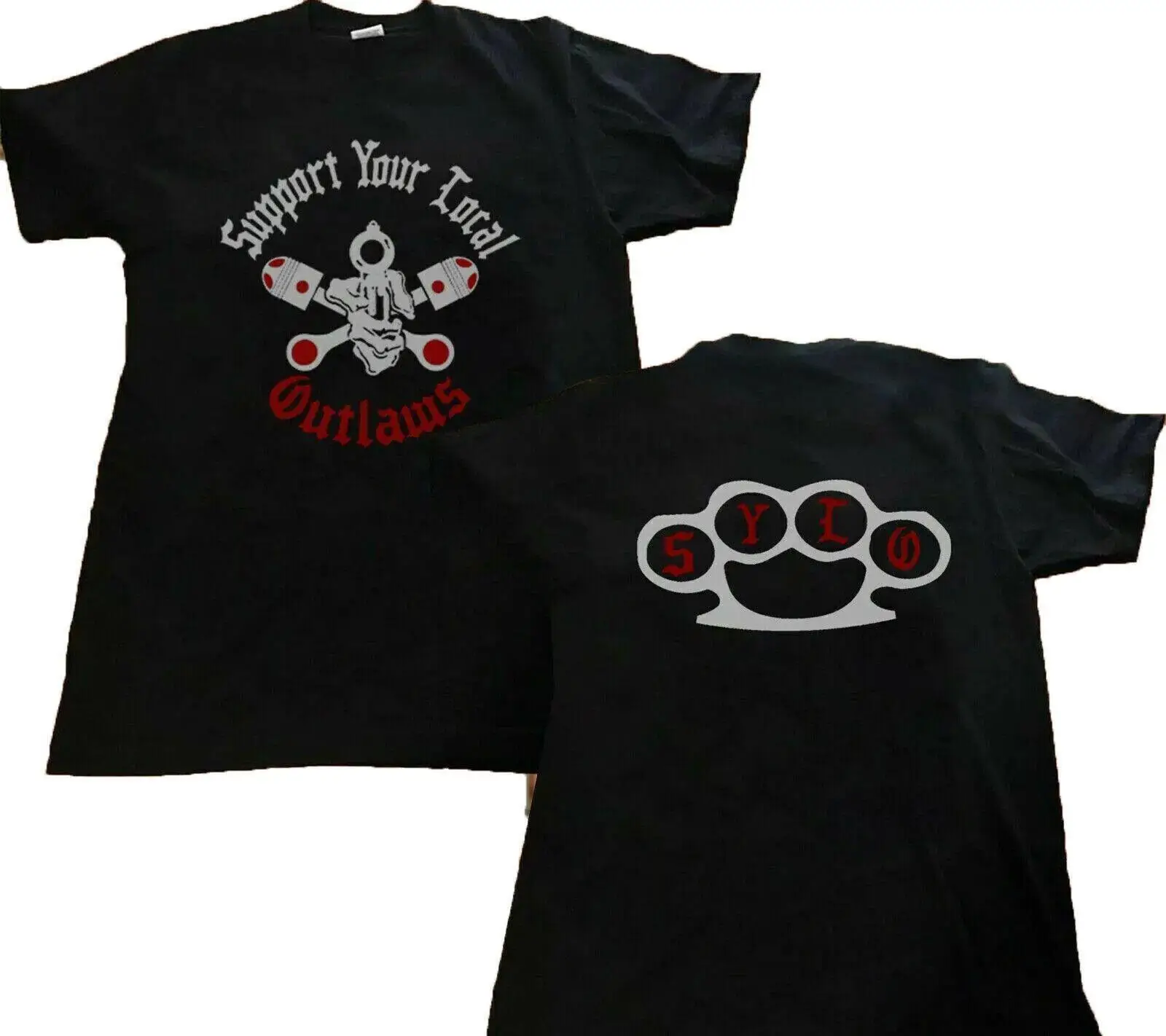 ¡Camiseta Vintage Mc Outlaws, camiseta de talla S-3XL, compatible con tus forajidos locales, venta!