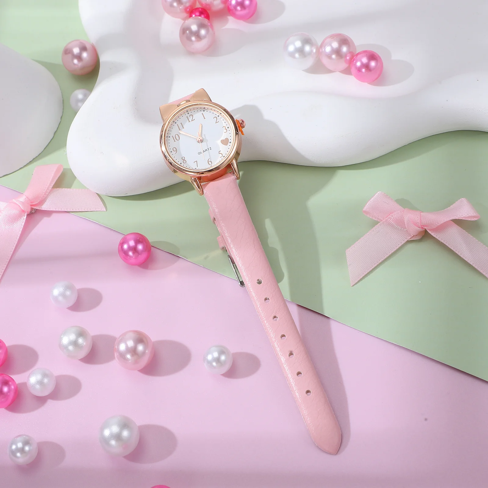 1 ชิ้นนาฬิกาอะนาล็อกเรืองแสงนาฬิกาข้อมือน้ำหนักเบาสวมใส่สบายสำหรับงานปาร์ตี้แบบสบาย ๆ นาฬิกาตกแต่ง