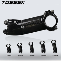 TOSEEK 31.8MM Stem 6/17 Degree Bicycle Handlebar Stem 60/70/80/90/100/110MM Bike Table Ultralight MTB Power Durable Bike Bridge