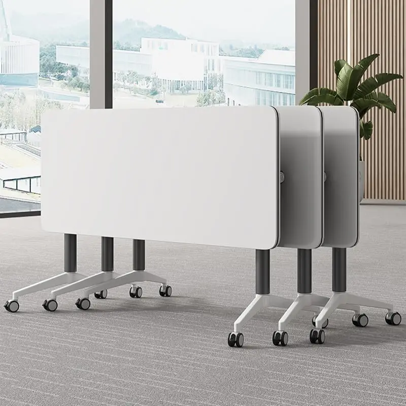 

Конференц-стол, складной стол для переговорных комнат с откидной столешницей, мобильный стол для семинаров, динамичных встреч, тренингов, на заказ