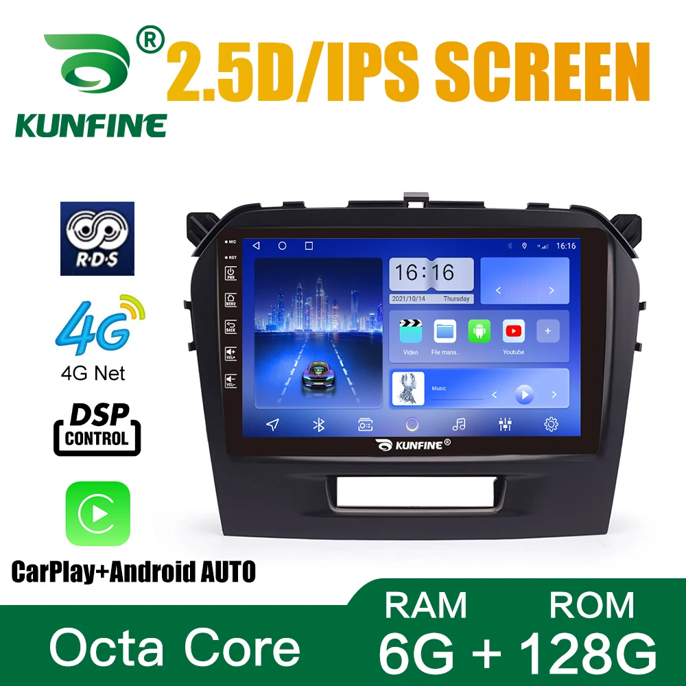 

Android 10.0 Octa Core Car DVD GPS Navigation Player Deckless Car Stereo for Suzuki Vitara 2015-2019 Radio