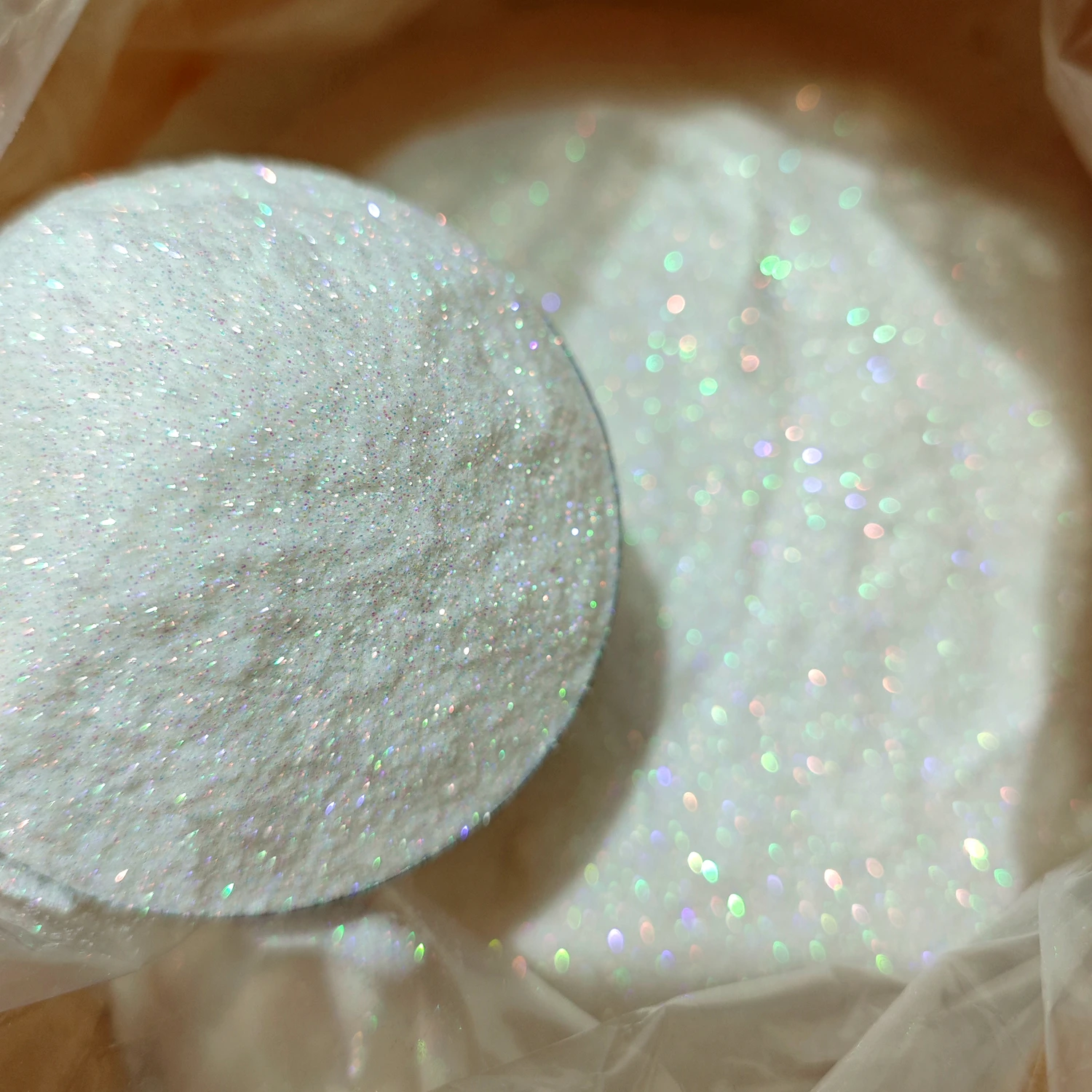 1kg Diamond Powder Rainbow Manicure Nail Glitter Sequins Iridescent Nails Acrylic Powder Pigment Nail Art Decoration 20G/Bag