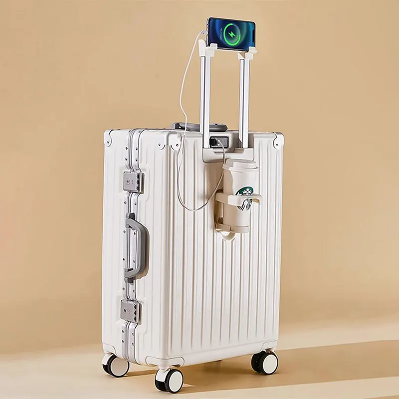 Travel Suitcase Male Large Capacity Trolley Case Universal Wheel Rolling Luggage USB Female Travel Bag Cabin Suitcase 20 inches