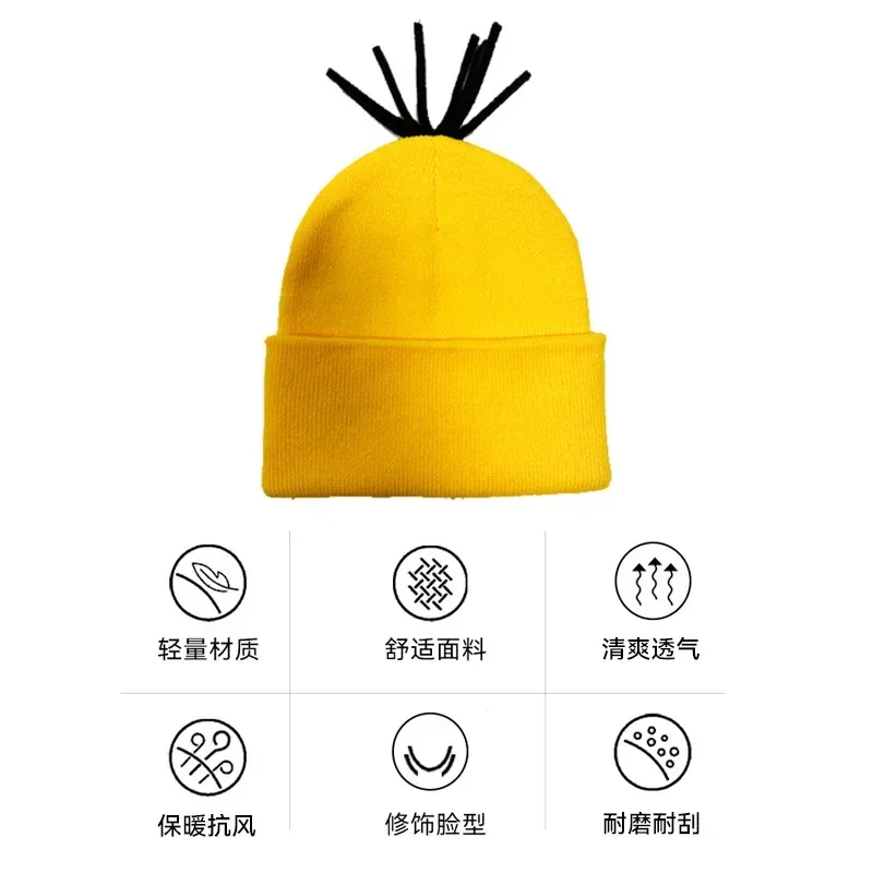 2025 أزياء أنيمي الحقير لي التوابع التأثيرية قبعة صغيرة صفراء أزياء حفلات الهالوين للبالغين