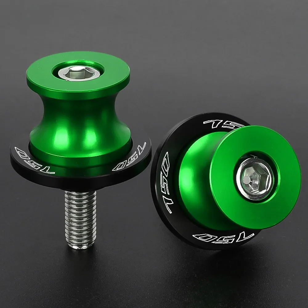 Accessories Swingarm Spools Slider Support For KAWASAKI 750 Z750 Z750S Z750R 2004-2012 M10*1.25 Motorcycle Rear Stand Screws